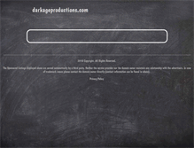 Tablet Screenshot of darkageproductions.com